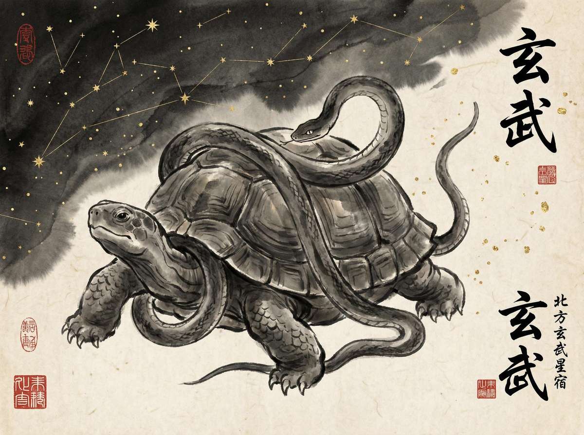 北方玄武七宿 - 南宫体育 星官图